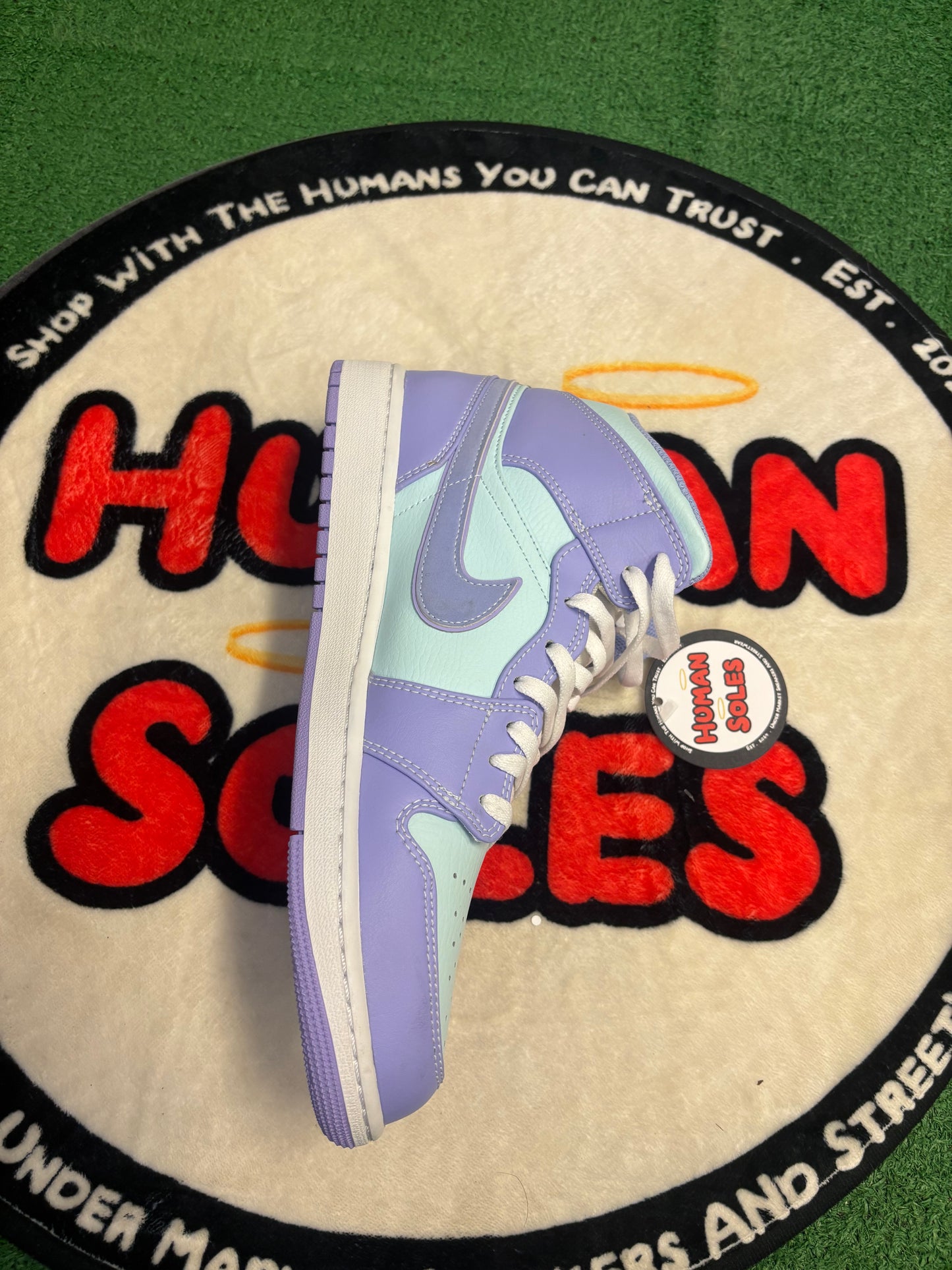 Jordan 1 Mid ‘Purple Aqua’|Size 12M
