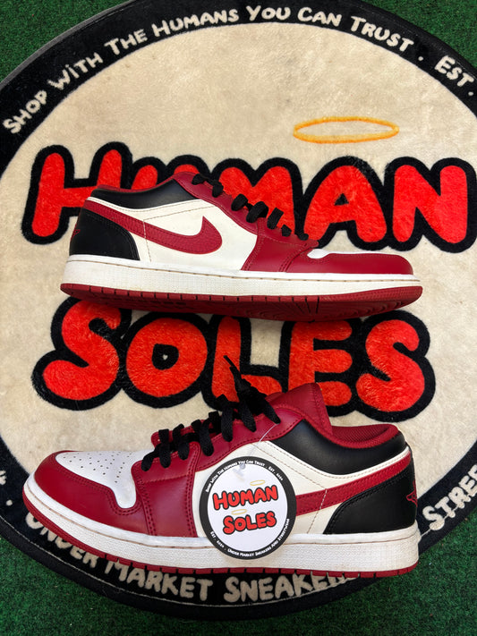 Jordan 1 Low ‘Chicago Toe’|Size 10M
