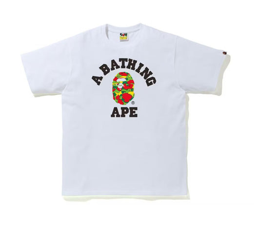 Bape Sta College Tee ‘White’
