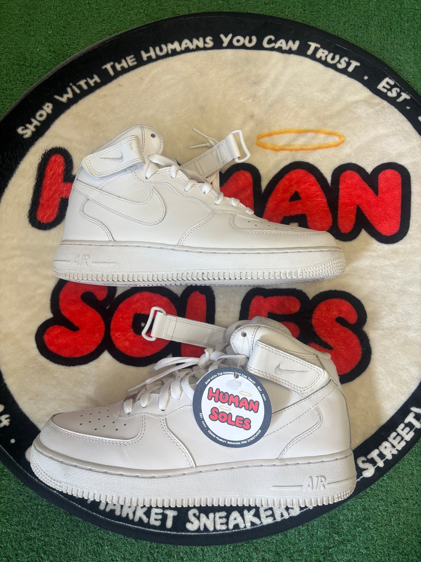 Nike Air Force One Mid ‘Triple White’|Size 8.5M/10W