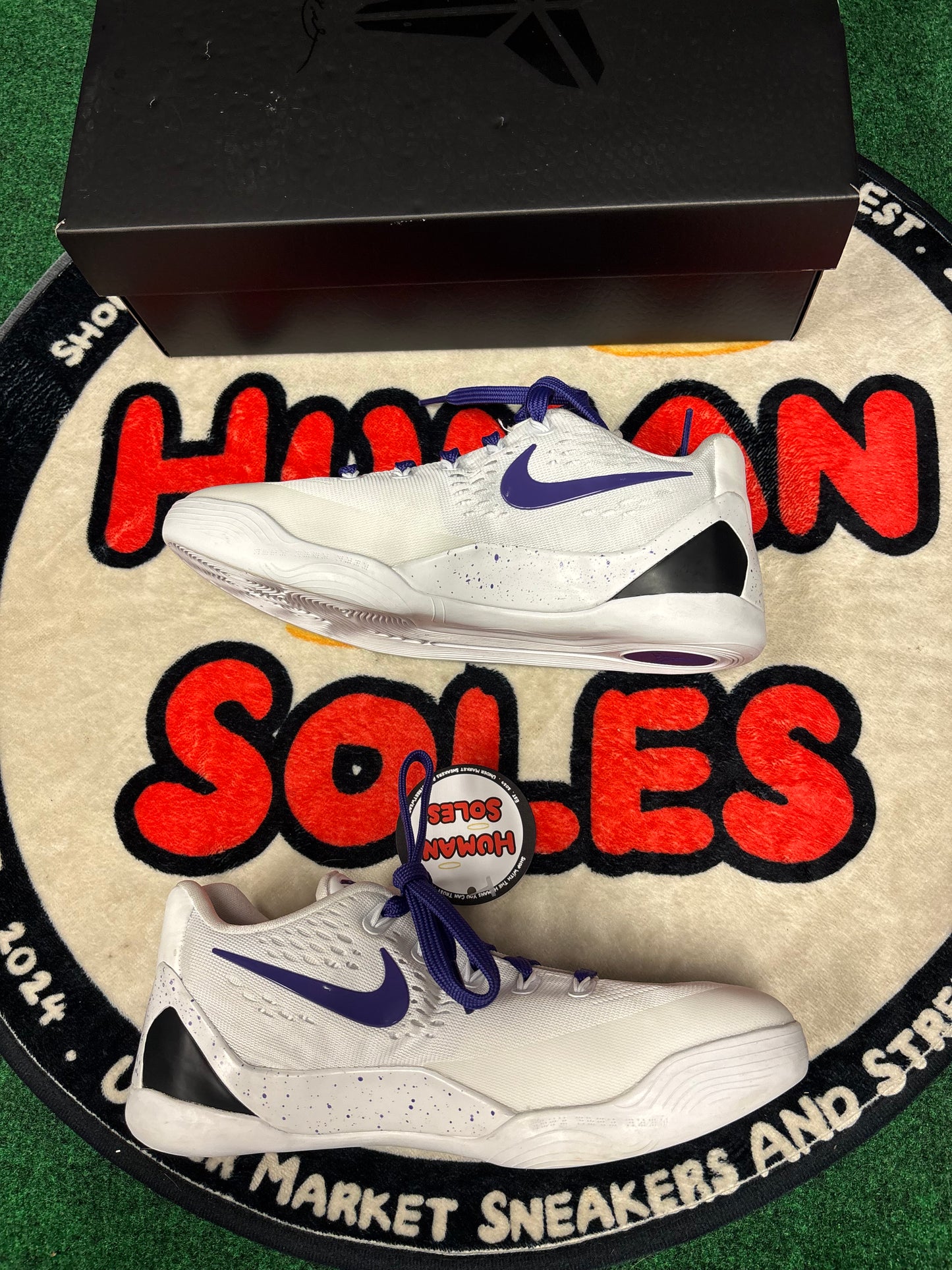 Kobe 9 ‘White Court Purple’|Size 5.5M/7W