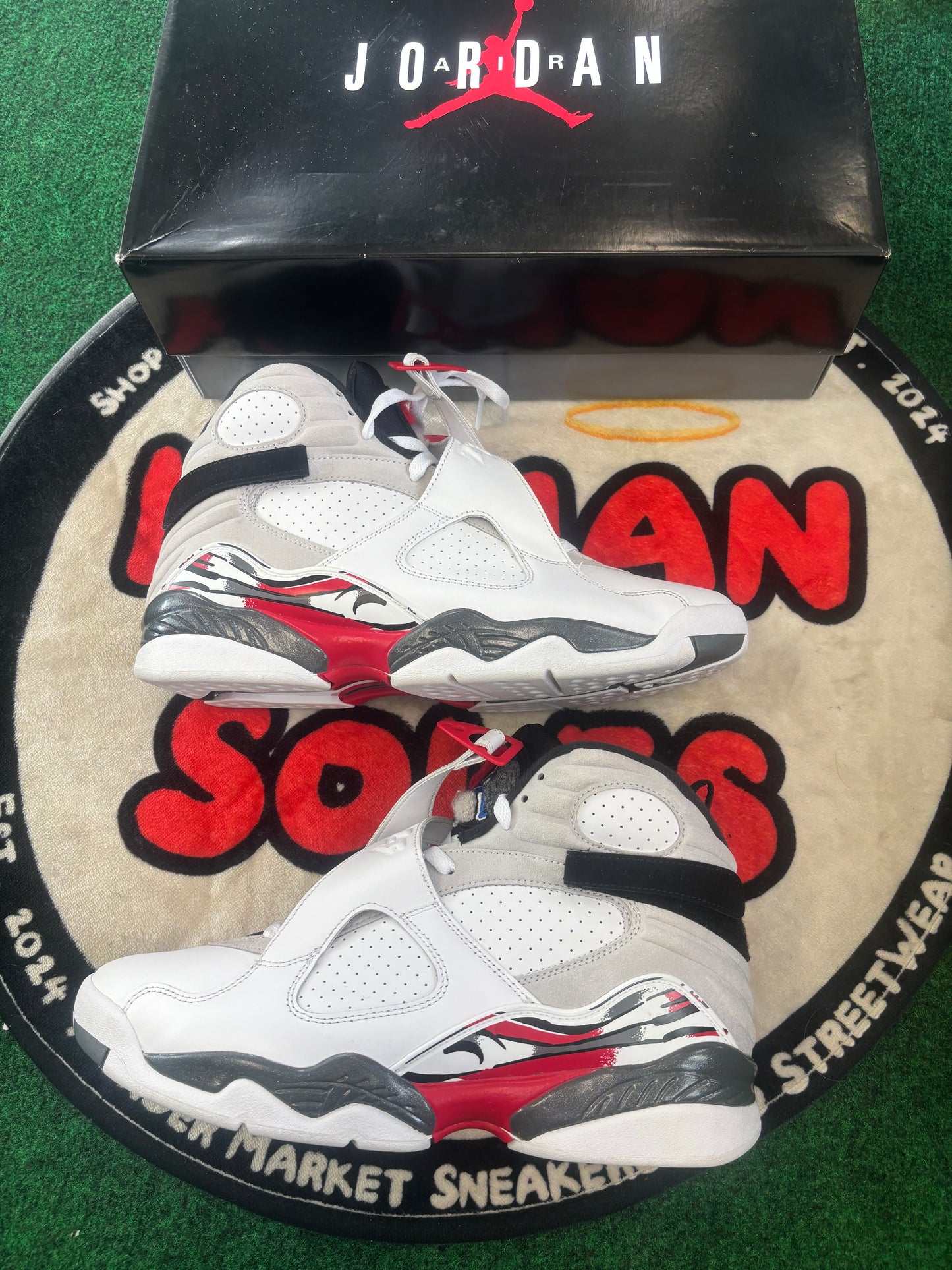 Jordan 8 ‘White True Red’|Size 10.5M