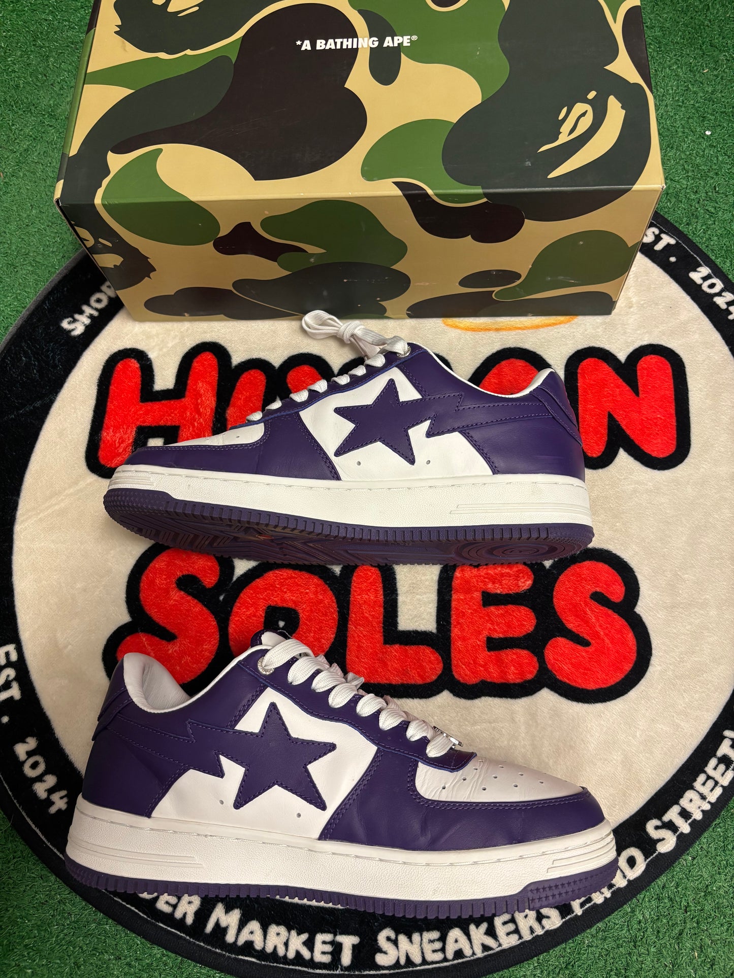 Bapesta ‘Court Purple’|Size 9.5M/11W
