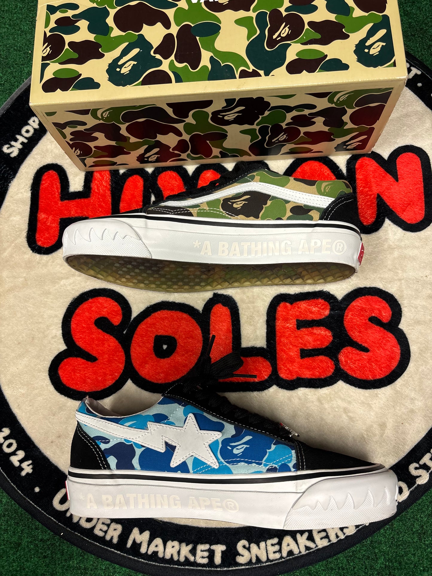 Bape X Vans ‘Multi Color’|Size 7M/8.5W