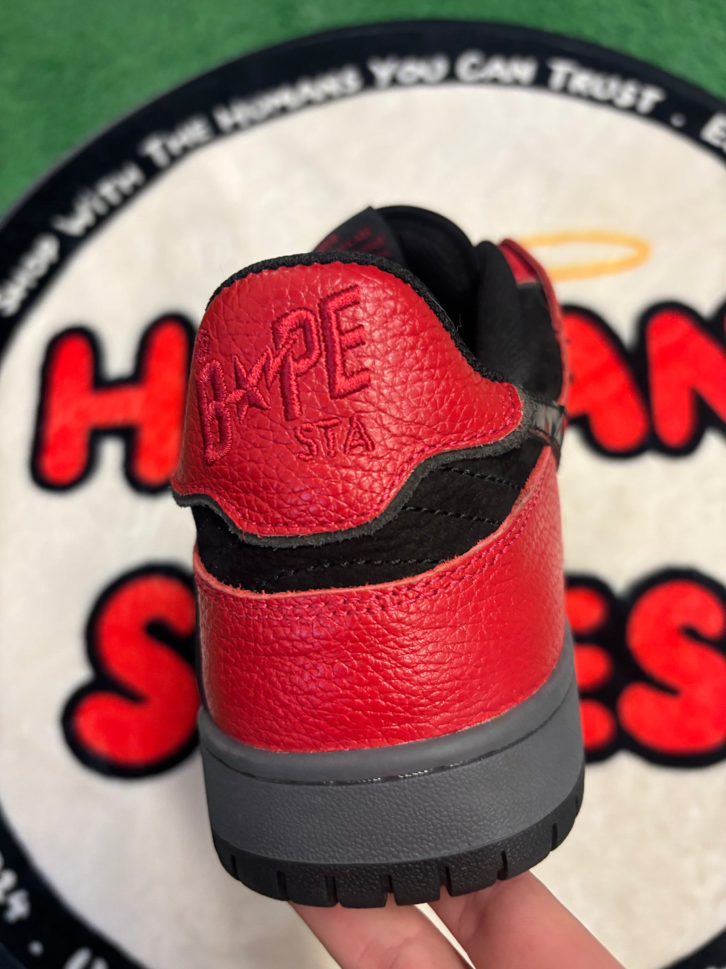 Bapesta Low ‘Black/Red’|Size|11M