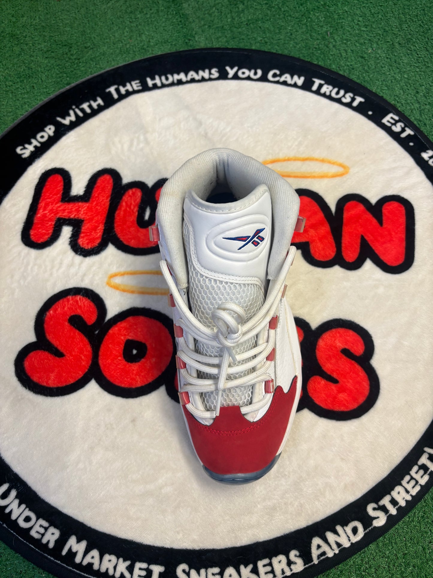 Reebok Question Mid ‘Red Toe 25th Anniversary’|Size 8.5/10W