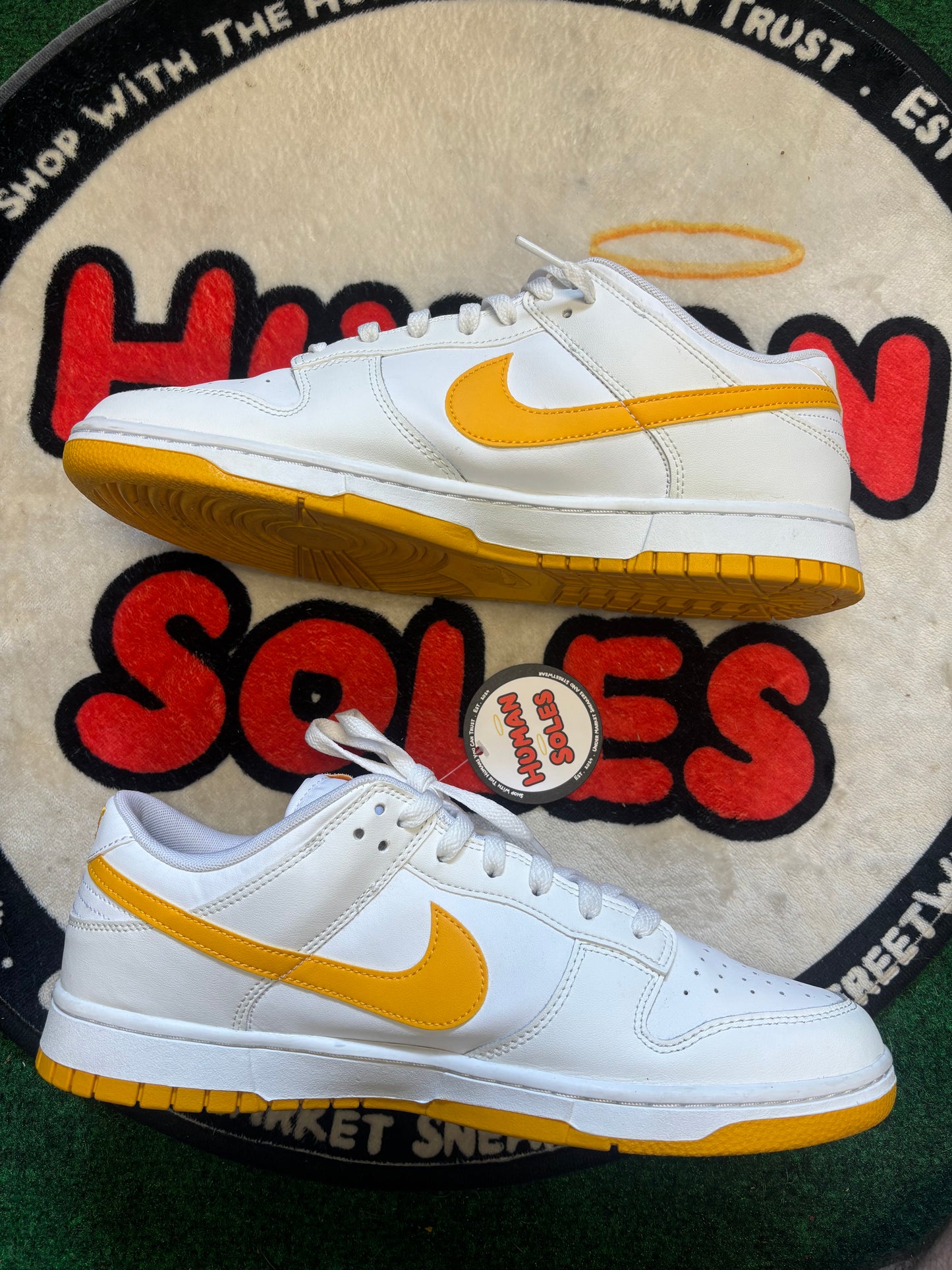 Nike Dunk Low ‘White/Yellow’|Size 13M