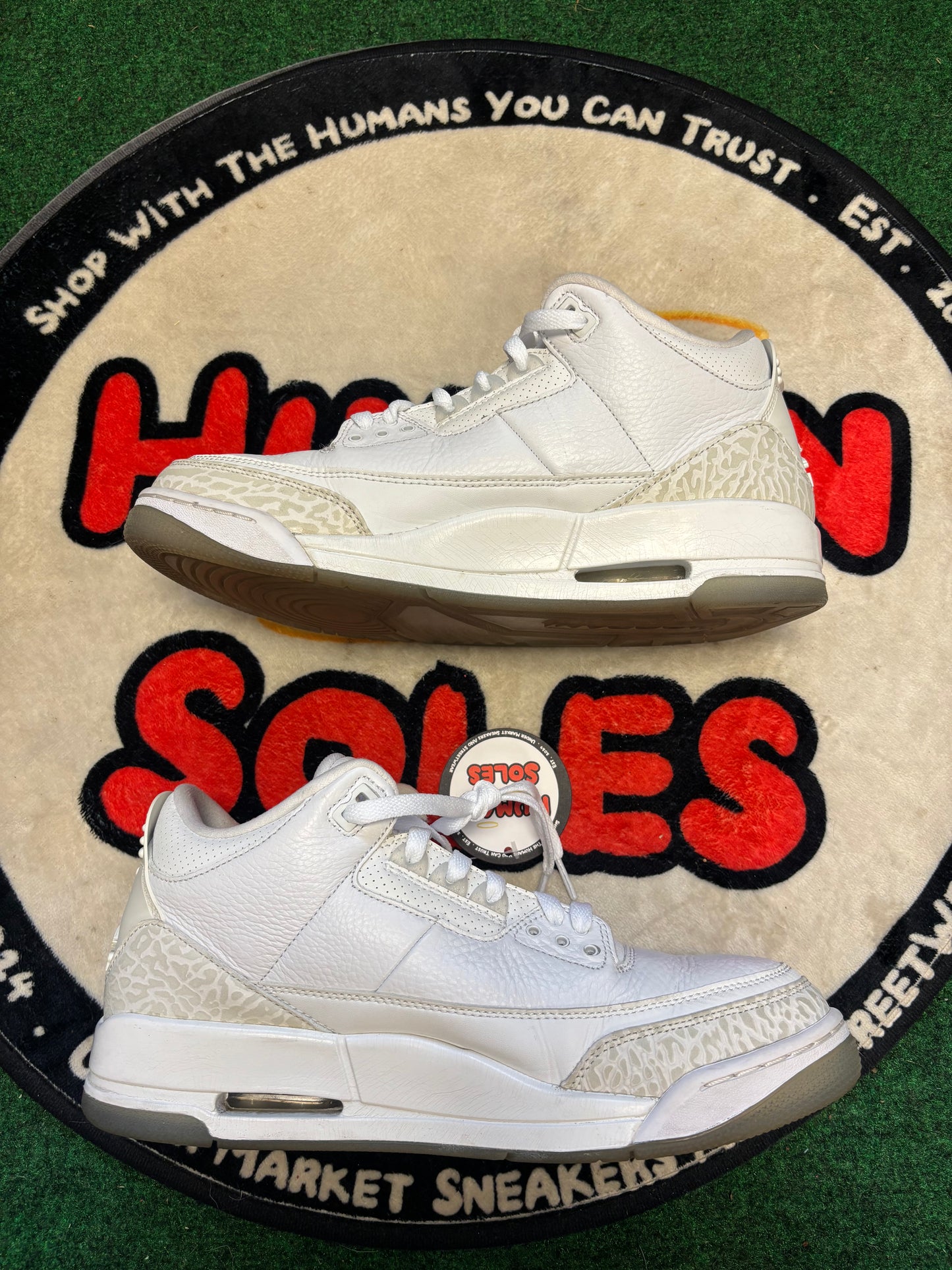 Jordan 3 ‘Pure White’|Size 10.5M