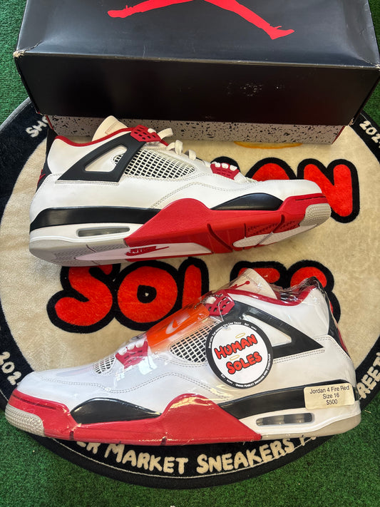 Jordan 4 ‘Fire Red’|Size 16M