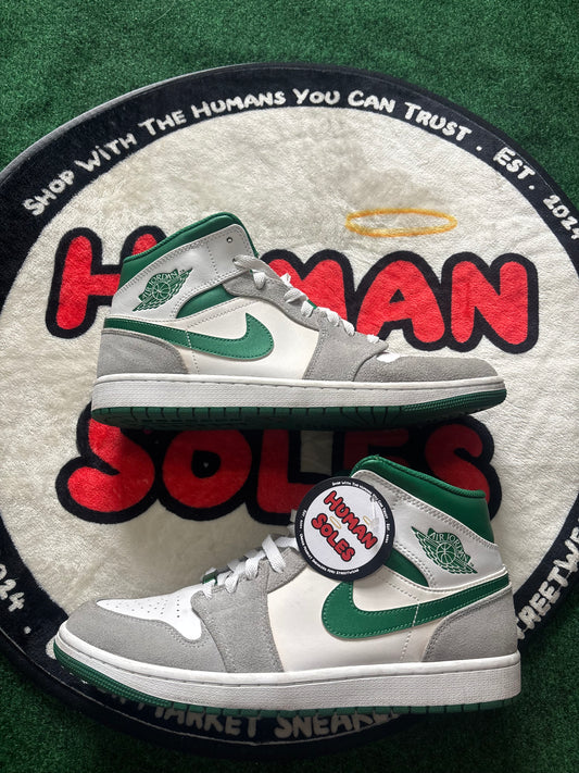 Jordan 1 Mid ‘Grey Green’|Size 11.5M