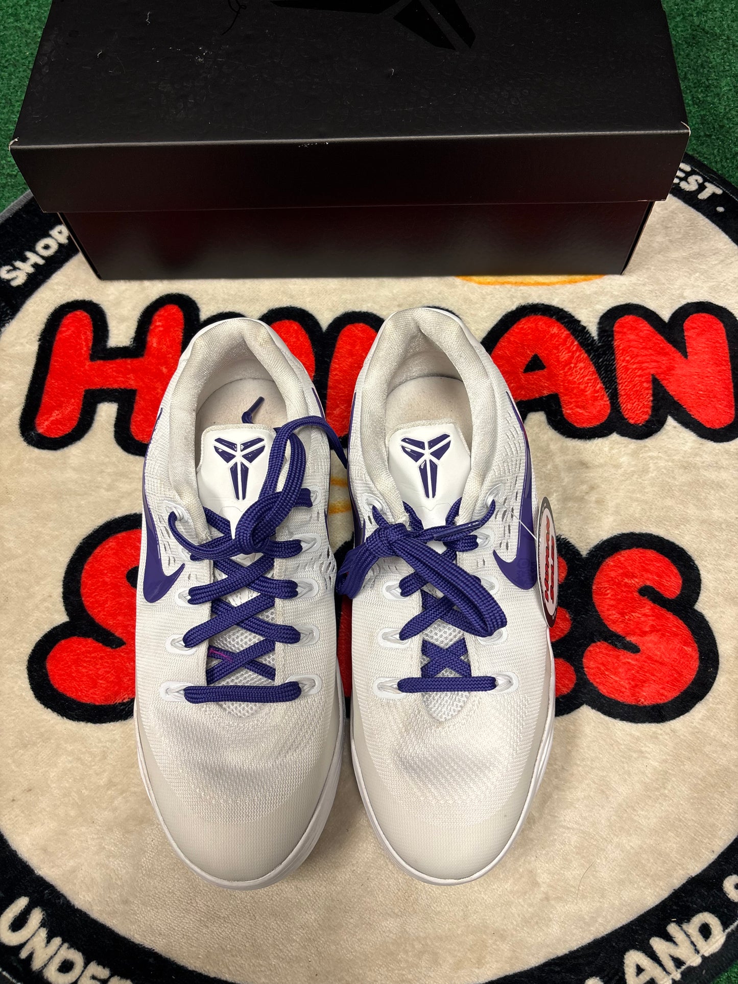 Kobe 9 ‘White Court Purple’|Size 5.5M/7W