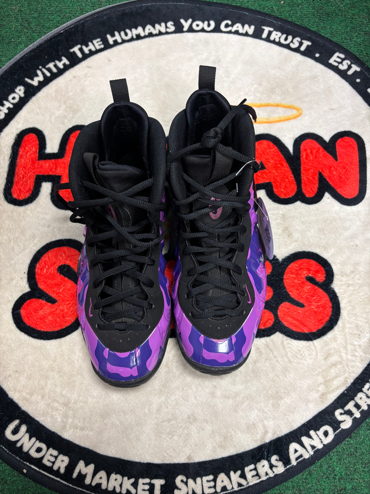 Nike Foamposite ‘Purple Camo’|Size 5.5M/7S