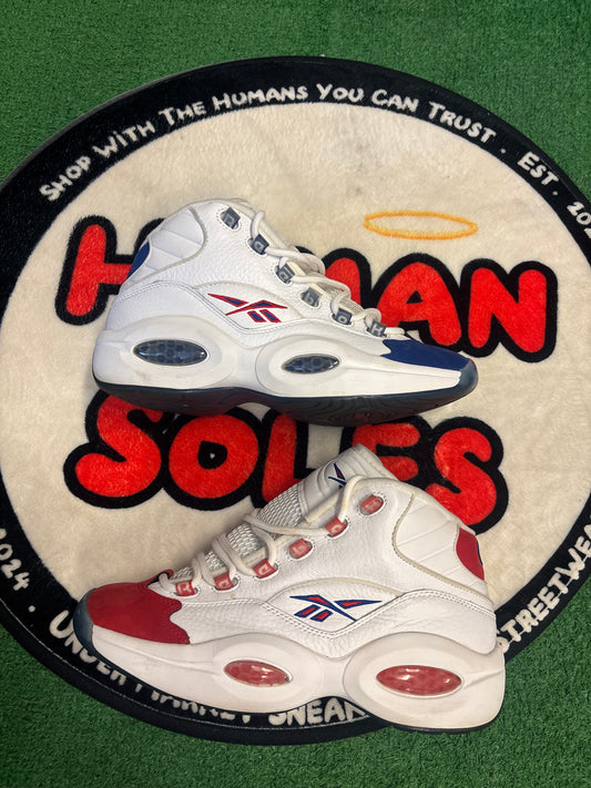 Reebok Question Mid ‘Red Toe 25th Anniversary’|Size 8.5/10W