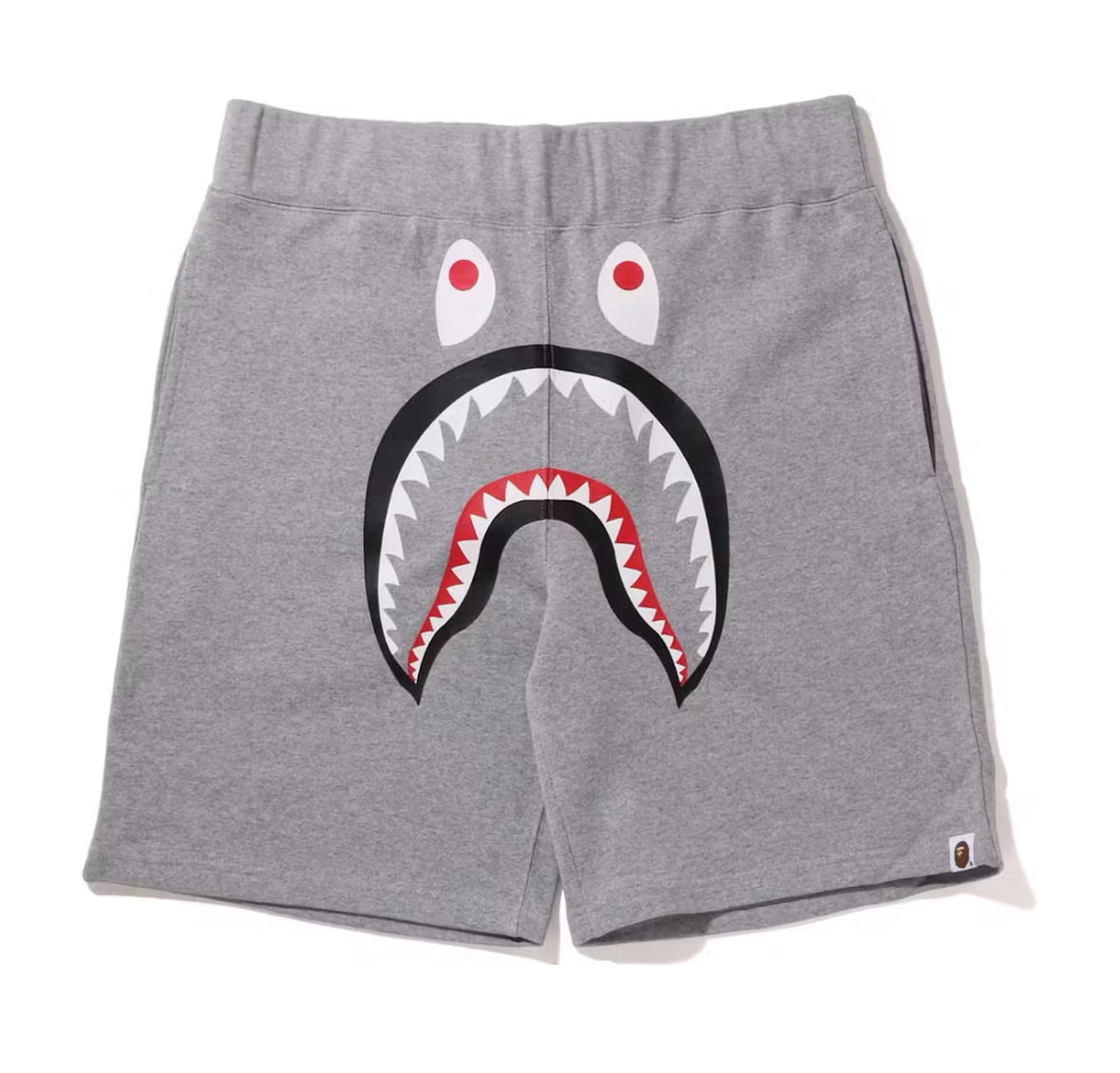 Bape Shark Sweat Shorts ‘Grey’|Size Large