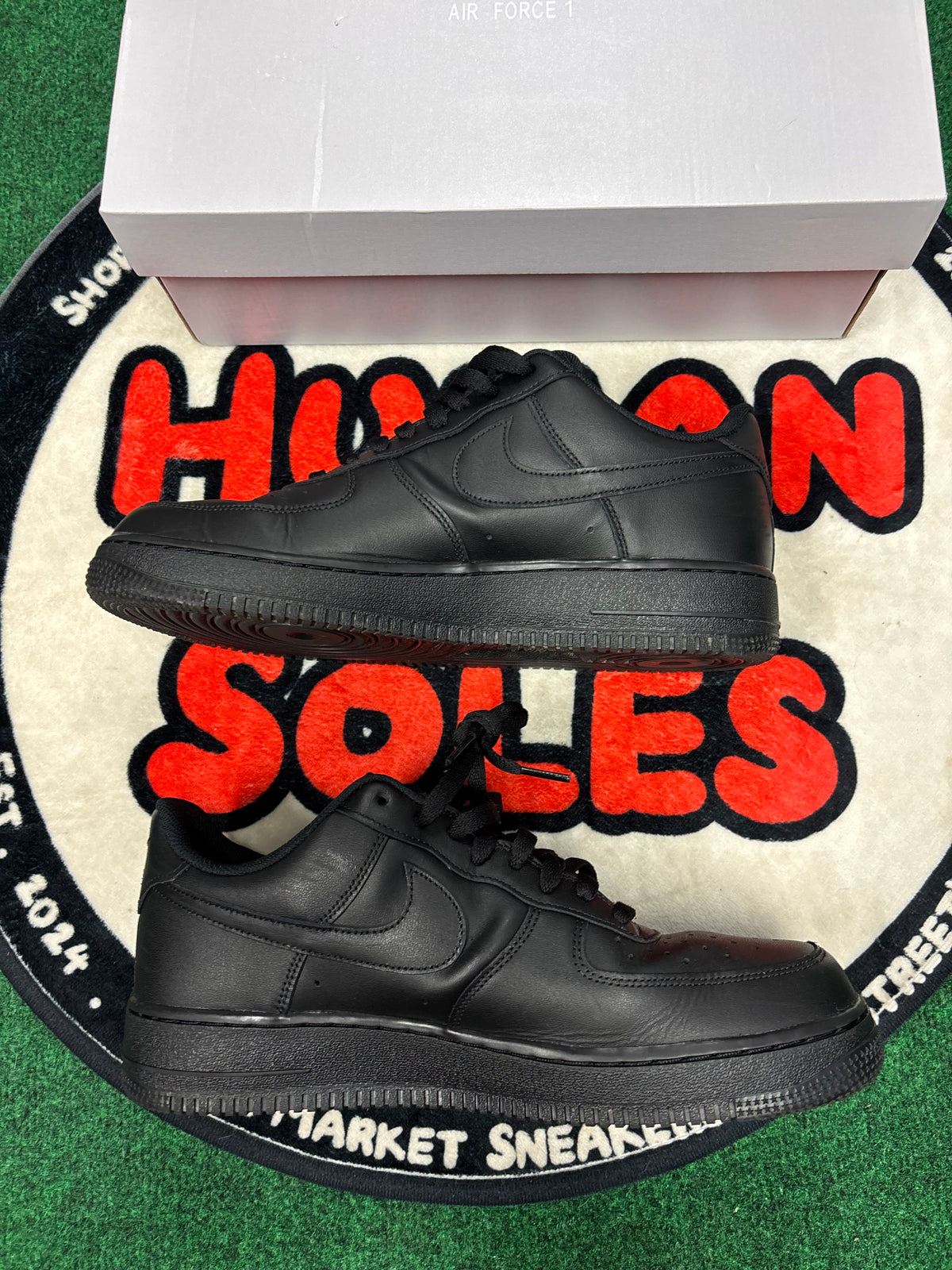 Nike Air Force One Low ‘Triple Black’|Size 13M