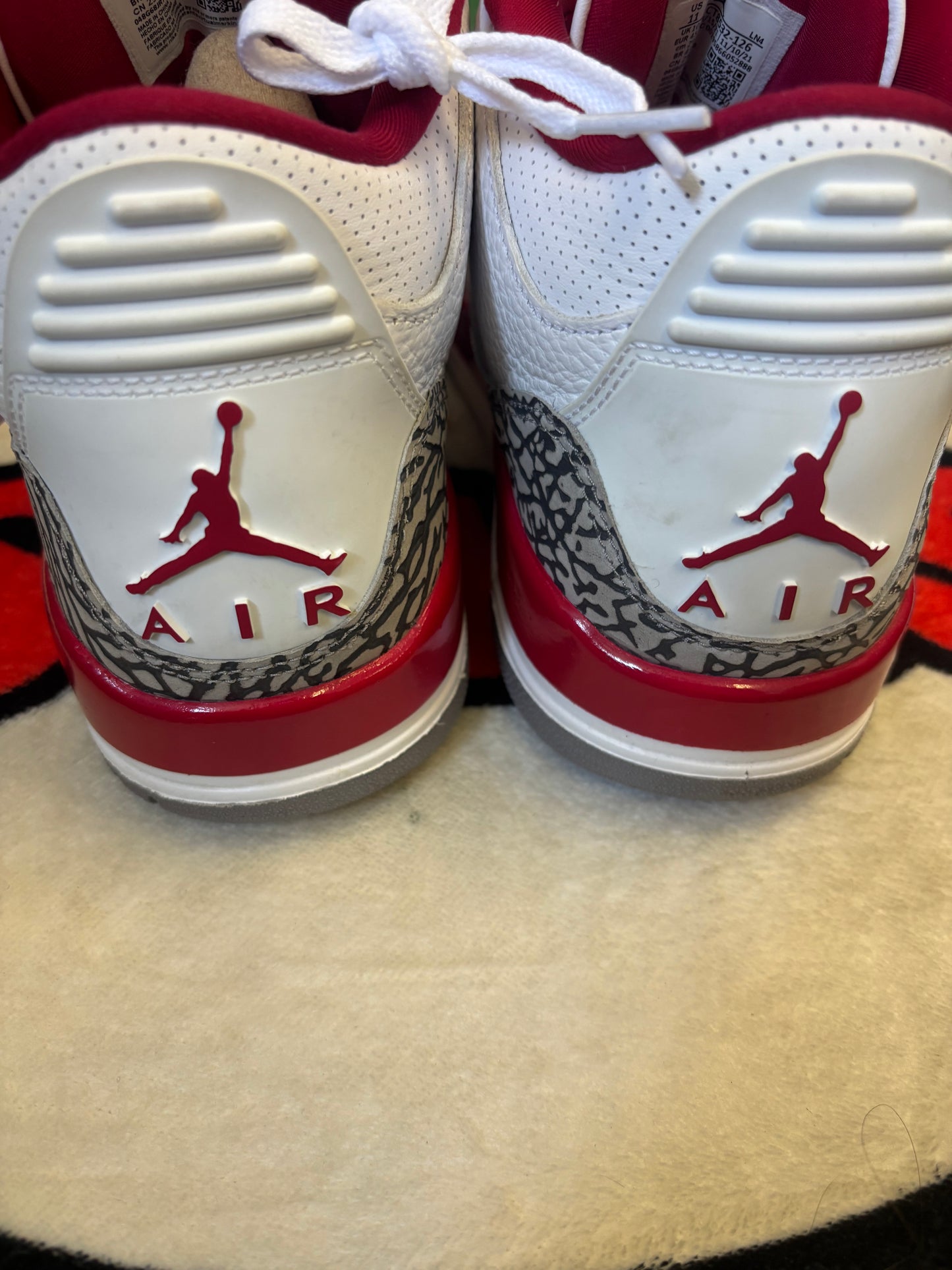 Jordan 3 ‘Cardinal Red’|Size 11M