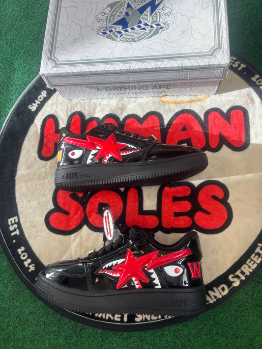 Bapesta Low ‘Shark Black’|Size 8M/9.5W